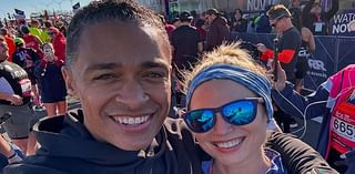 T.J. Holmes suffered 'lots of vomiting' while running New York City Marathon with girlfriend Amy Robach