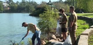 Neighbors remove hundreds of pounds of trash from lakeshores and parks around Tallahassee