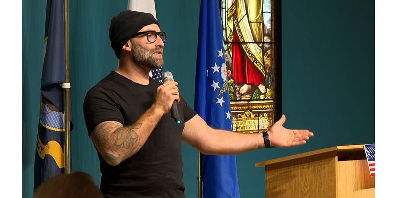 Veteran Earl Granville shares his journey of overcoming adversity at local veteran mass