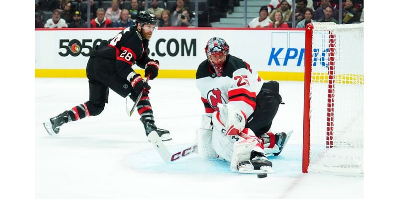 Jacob Markstrom loses shutout bid in final minutes as the Devils beat the Senators 3