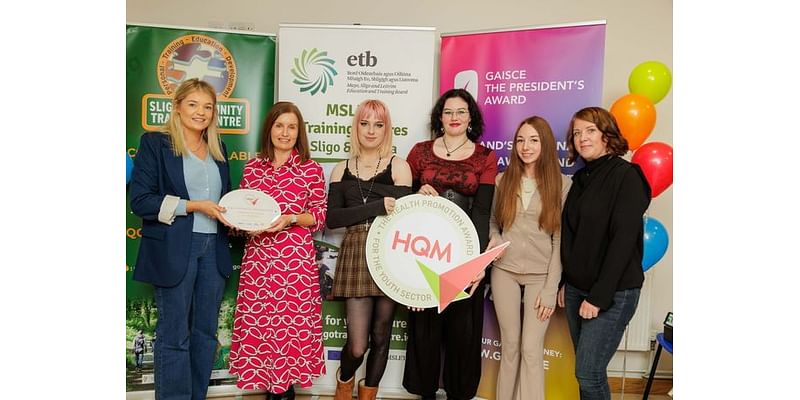 Focus on health promotion for young people wins Sligo centre an award