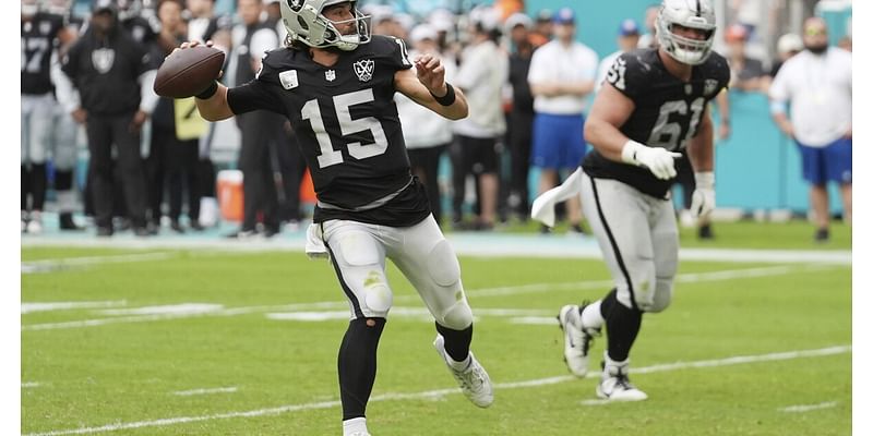 Without an effective run game, the Raiders have little choice but to air it out