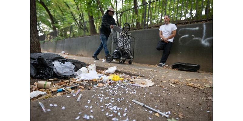 Addicts shoot up, poop on Bronx street just feet from courthouse: ‘Neighborhood is barbaric’