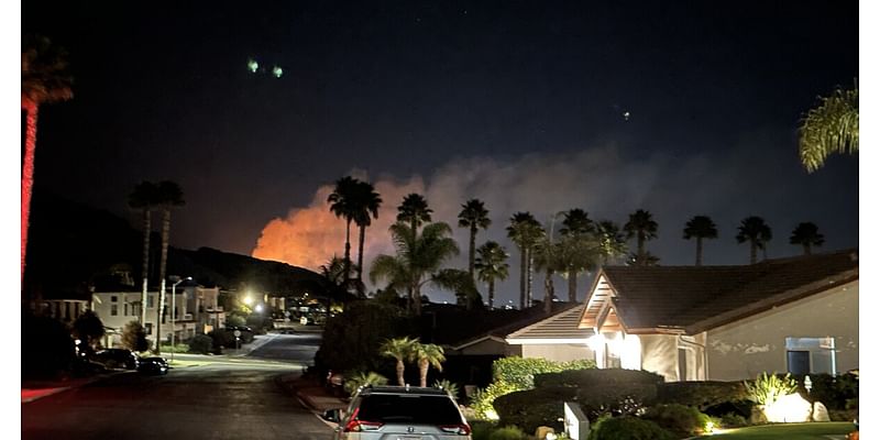 Fire breaks out near Pismo Preserve, officials urge locals to avoid nearby road