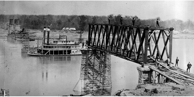 Photographs from 1860s provide rare glimpse of bridge that propelled Kansas City’s rise