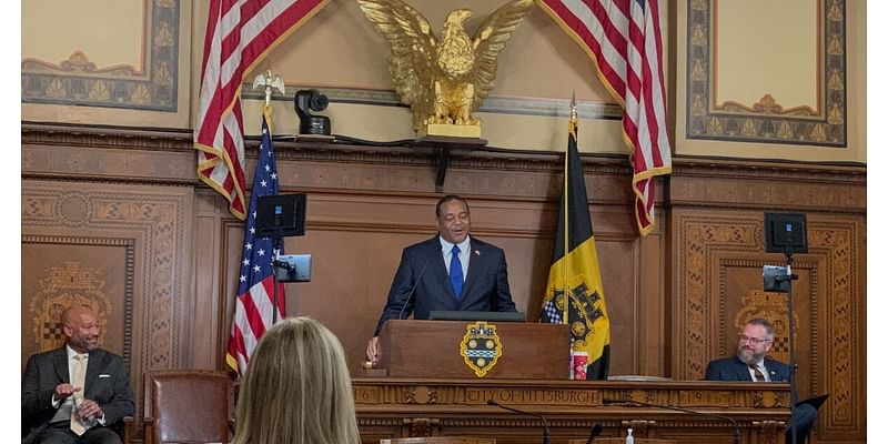 Gainey’s 2025 Pittsburgh budget address touts past initiatives, plays down future worries