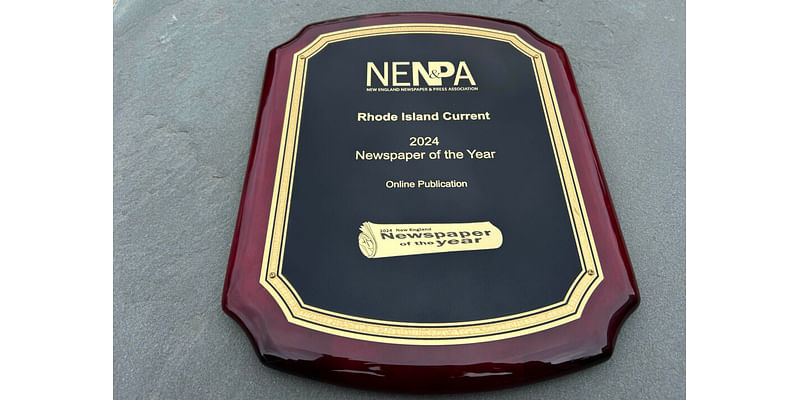 Rhode Island Current honored as region’s Online News Publication of the Year