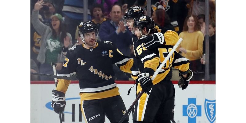 Sidney Crosby (1,600 points), Evgeni Malkin (500 goals) hit milestones