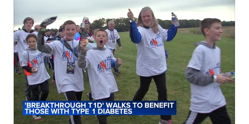 Breakthrough T1D Walk at College of DuPage to benefit those living with type 1 diabetes