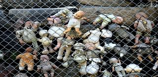 Creepy dolls, tires and other trash collected along the Ohio River this weekend