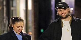 Bel Powley and husband Douglas Booth celebrate their one-year wedding anniversary with a romantic meal at a Michelin star restaurant