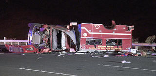 Officials to give update on 8 firefighters injured in rollover crash on Orange County freeway