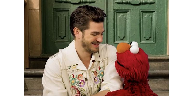 Andrew Garfield discusses mom's death with Elmo