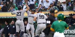 New York Yankees 10, Oakland Athletics 0: Bombers blast off by the Bay