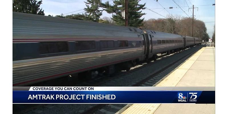 Amtrak celebrates completion of Harrisburg and Lancaster renewal project