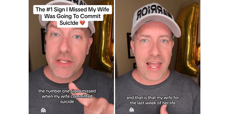 Man Who Lost His Wife To Suicide Movingly Shares 'Biggest Sign' He Missed