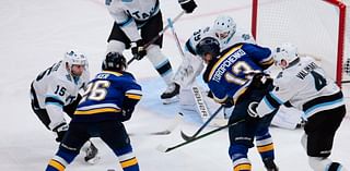 Lack of Blues chances allow late-game turnover to decide game in 4-2 loss to Utah