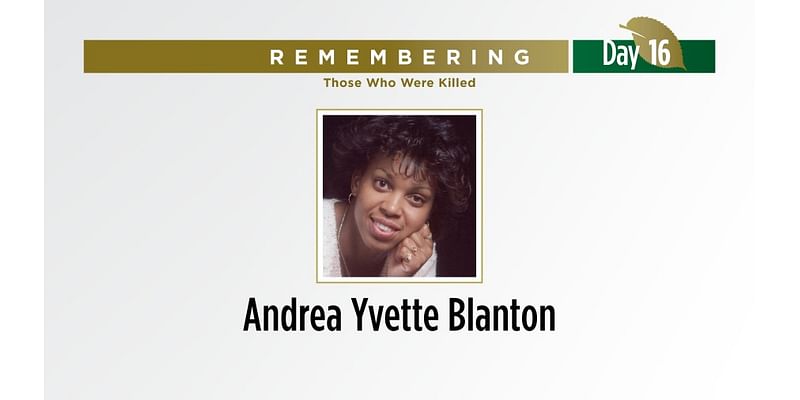 168 Days to remember those lost in the OKC bombing: Andrea Yvette Blanton