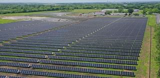 North Little Rock flips switch on 30-acre solar panel array