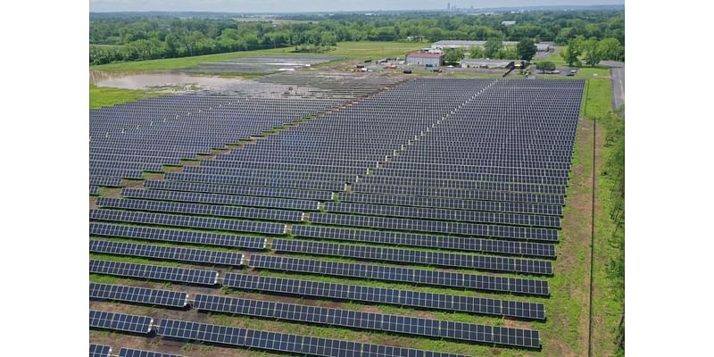 North Little Rock flips switch on 30-acre solar panel array