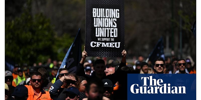 Victorian building unions threaten strike action over ‘sustained attack’ on pay deals