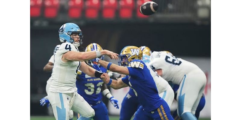 Backup QB Arbuckle leads Toronto past Winnipeg 41-24 for the Argonauts' 19th Grey Cup title