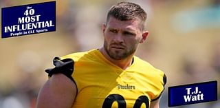 Where does Steelers edge rusher T.J. Watt rank on our list of the 40 Most Influential People in Cleveland Sports?