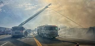 Kern County, Bakersfield fire departments put out structure fire on Edison Highway