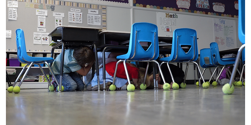 Montana students practice earthquake response