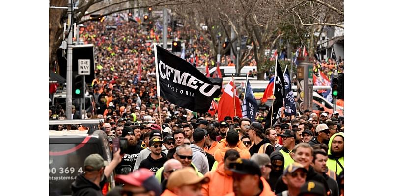 Union Workers Protest CFMEU Administration in Nationwide Rallies