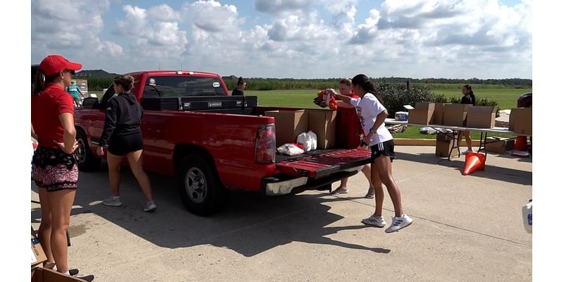 600 hurricane victims receive donations in Thibodaux