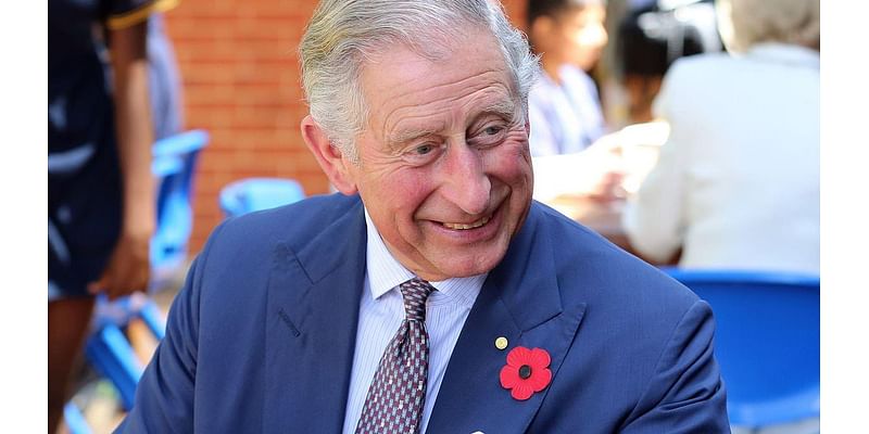 A lunch fit for a king? That's half an avocado for Charles