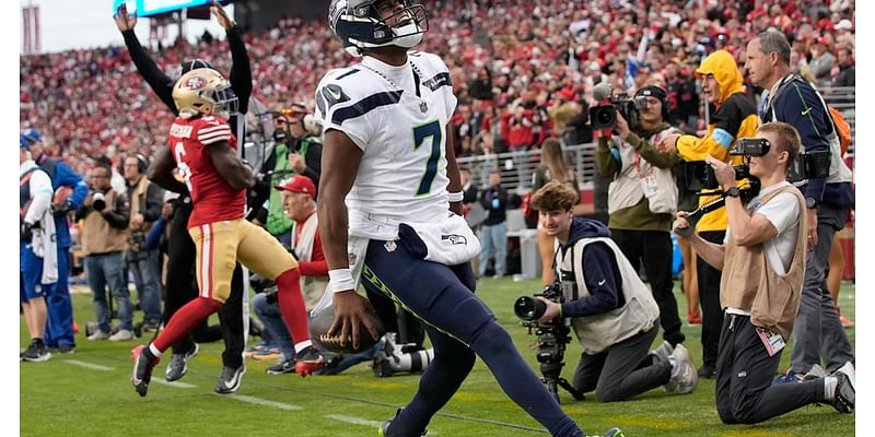 Geno Smith's late TD run leads the Seahawks past the 49ers 20-17