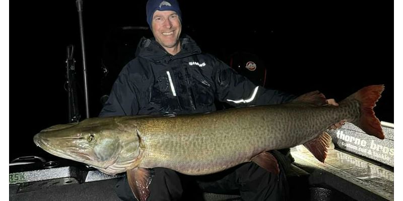 Another record fish looks to have come out of Mille Lacs. This time it’s a 54-inch muskie.