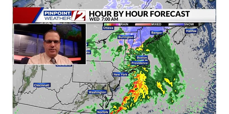 Weather Alert: Rain/Wind This Morning; Drier in Afternoon