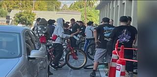 Bike party takes over Safeway parking lot in San Jose and harassed residents