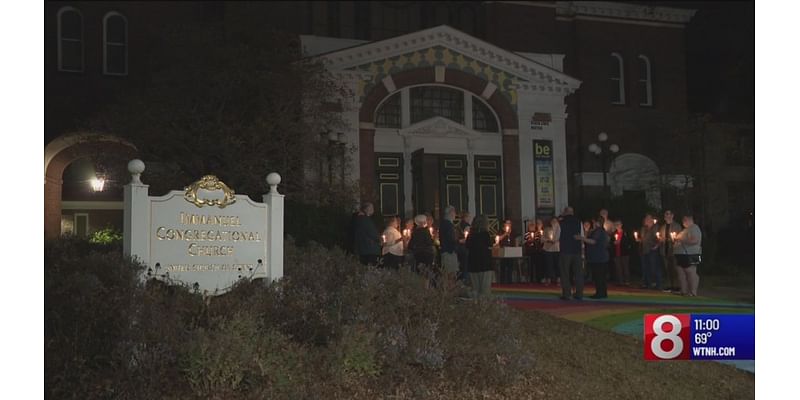 Hartford church members lead silent prayer after election