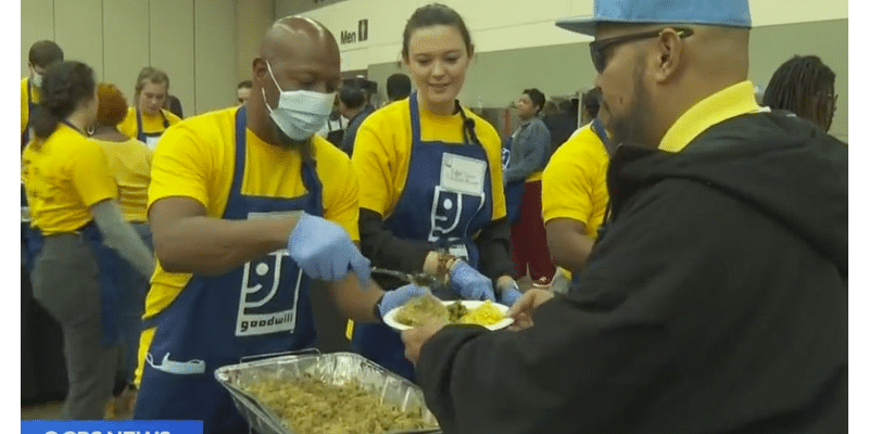 Goodwill serves Thanksgiving meals to thousands of people at Baltimore Convention Center