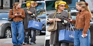 Model nepo babies Lila Moss and Iris Law go on NYC shopping spree