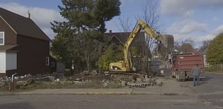 Marquette County Land Bank Authority demolishes 3rd St. building in Ishpeming