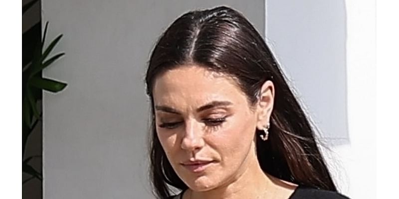 Mila Kunis enjoys low-key lunch in LA after revealing secret to Ashton Kutcher marriage