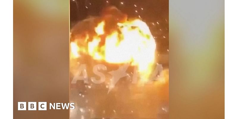 Watch: Huge explosion at Russian arms depot