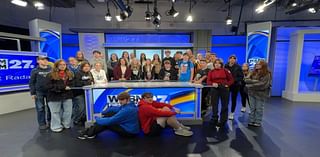 Area students visit our TV station as they learn about different careers