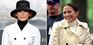 Jennifer Lopez Recreates Her 'Maid in Manhattan' Style in White Coat