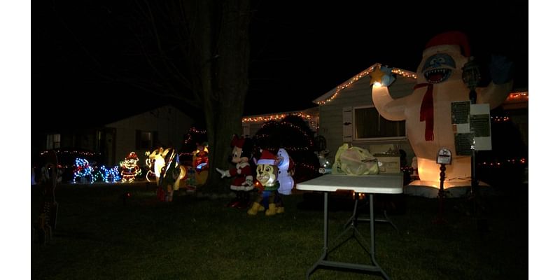 Family Decorates Home for a Cause in Chicopee