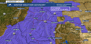 A shot of snow and wind Thursday