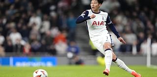 Tottenham without Son Heung-min for Premier League game against Man United