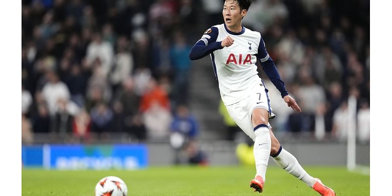 Tottenham without Son Heung-min for Premier League game against Man United