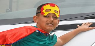 'Superhero' nine-year-old who stopped three-tonne van with his bare hands admits 'I was worried it was going to run me over'