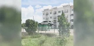 Unusual Sight: Car found parked on top of dumpster in Fort Myers